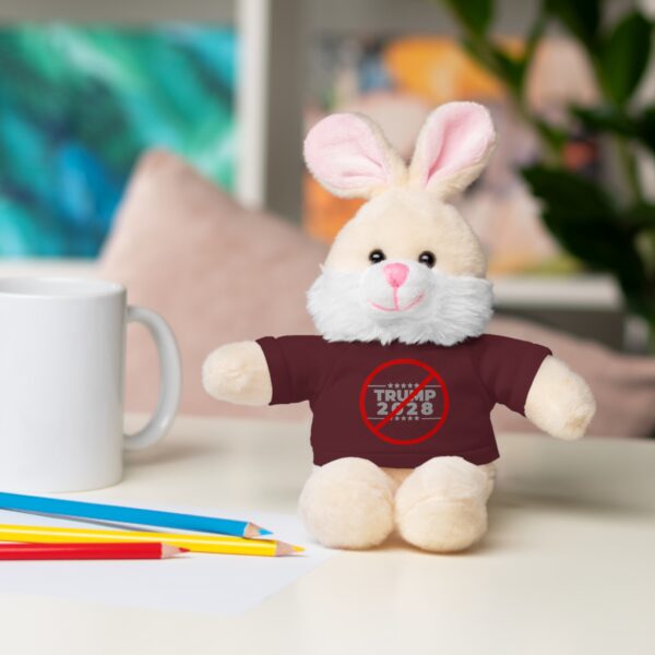 Political Statement Stuffed Animal - Anti-Trump Teddy Bear with Tee - Image 42