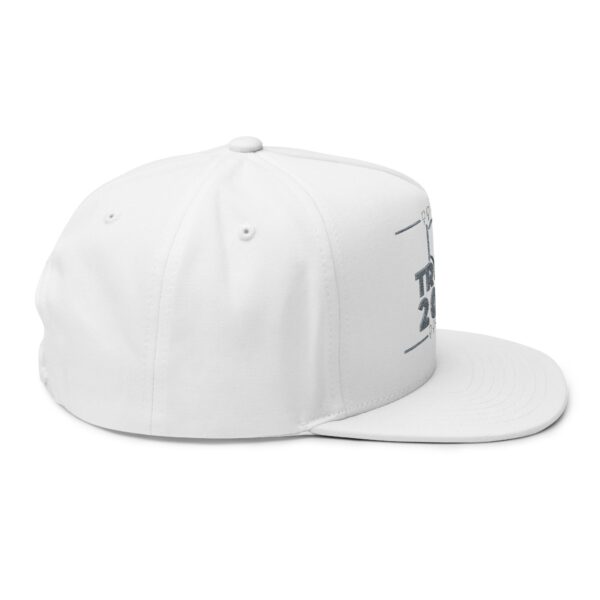 Trump 2028 Embroidered Flat Bill Cap - Image 4