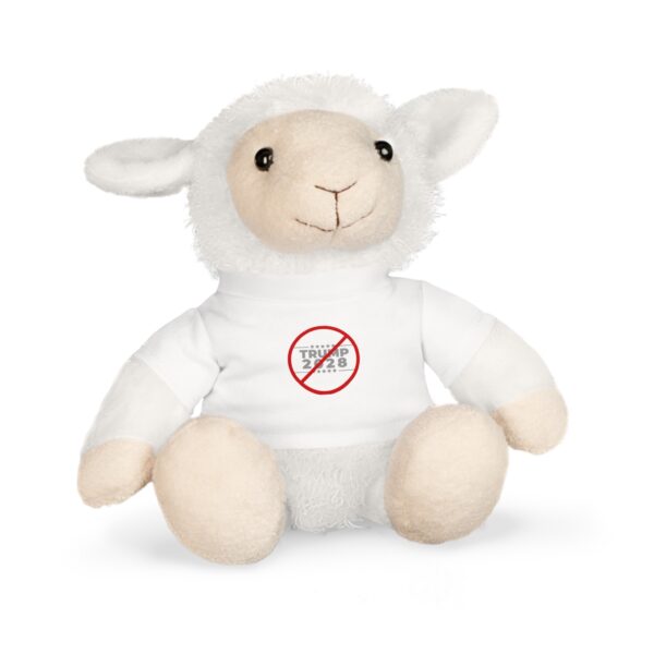 Protest Plush Toy Bear - 'No Trump 2024' T-Shirt Gift for Activists - Image 11