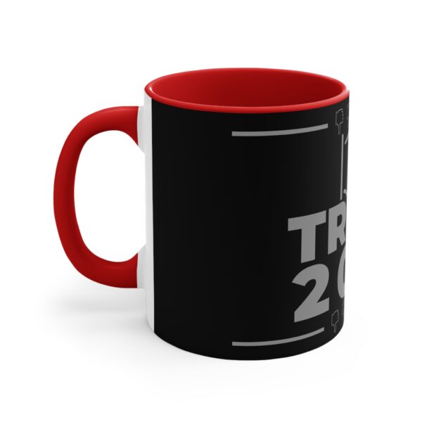 Political Humor Mug - Trump 2028 - 11oz Colorful Accent Coffee Cup - Image 3