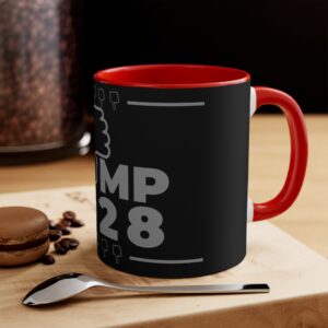 Political Humor Mug - Trump 2028 - 11oz Colorful Accent Coffee Cup