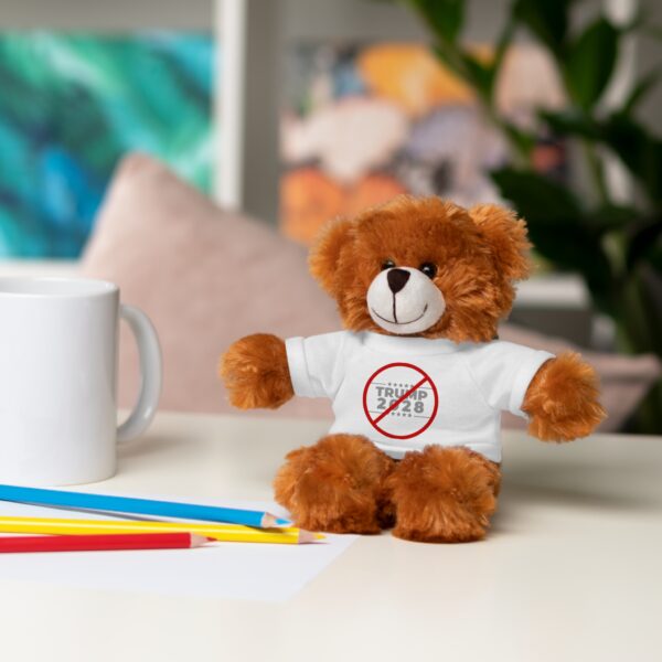 Political Statement Stuffed Animal - Anti-Trump Teddy Bear with Tee - Image 111