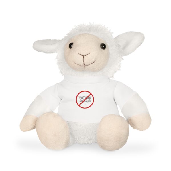 Protest Plush Toy Bear - 'No Trump 2024' T-Shirt Gift for Activists - Image 10