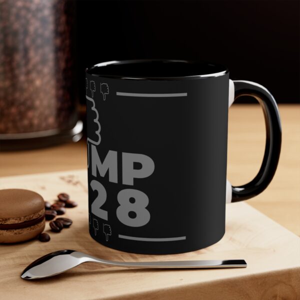 Political Humor Mug - Trump 2028 - 11oz Colorful Accent Coffee Cup - Image 8