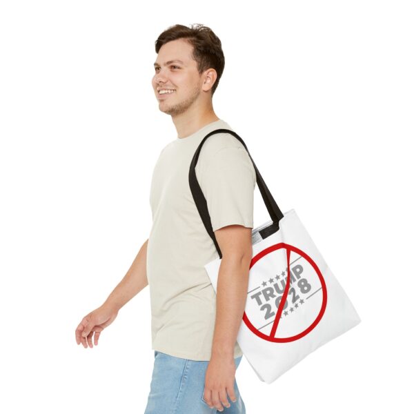 Political Statement Tote Bag - No Trump 2028 - Image 7