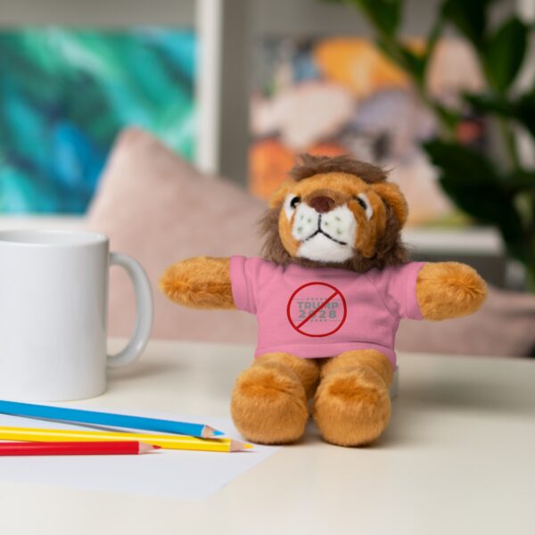 Political Statement Stuffed Animal - Anti-Trump Teddy Bear with Tee - Image 102
