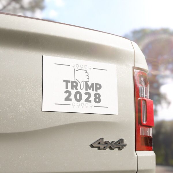 Political Car Magnet - No Trump 2028 Sign - Image 12
