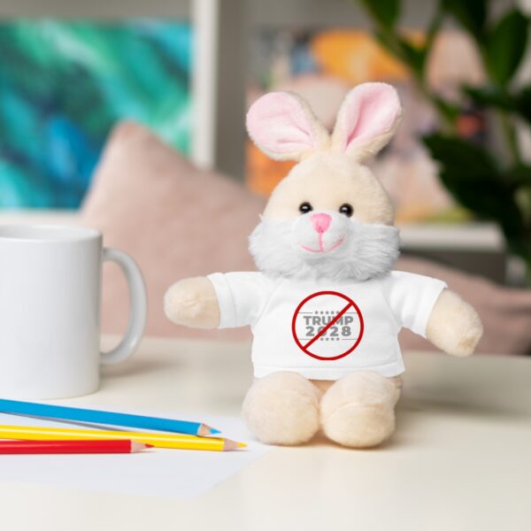 Political Statement Stuffed Animal - Anti-Trump Teddy Bear with Tee - Image 114