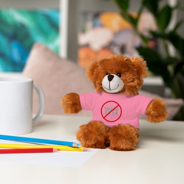 Political Statement Stuffed Animal - Anti-Trump Teddy Bear with Tee - Image 93