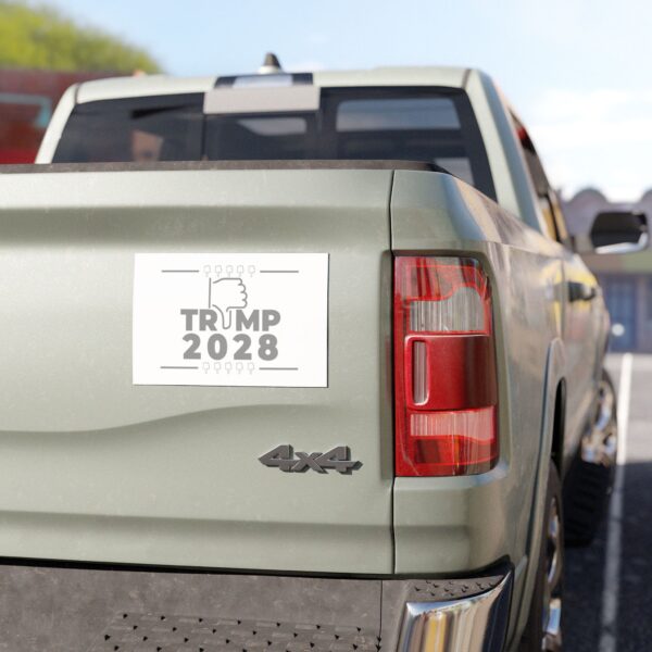 Political Car Magnet - No Trump 2028 Sign - Image 11