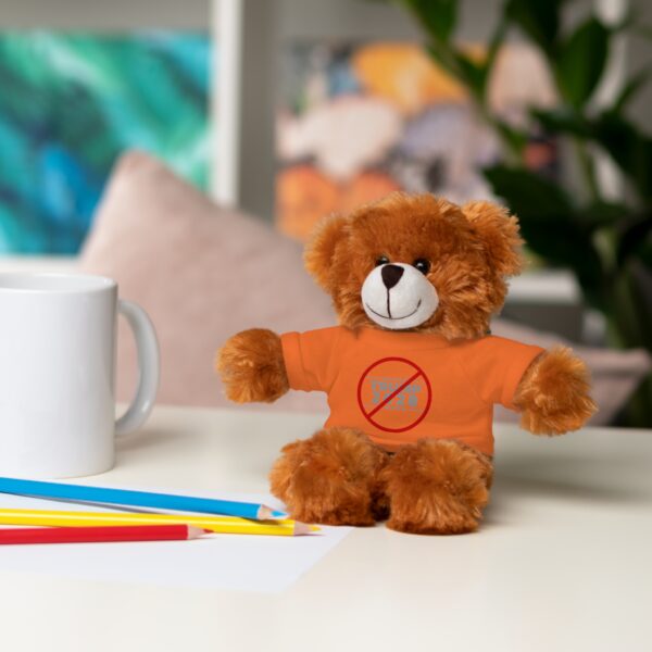 Political Statement Stuffed Animal - Anti-Trump Teddy Bear with Tee - Image 75