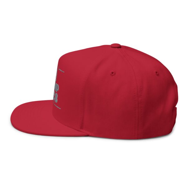 Trump 2028 Embroidered Flat Bill Cap - Image 23