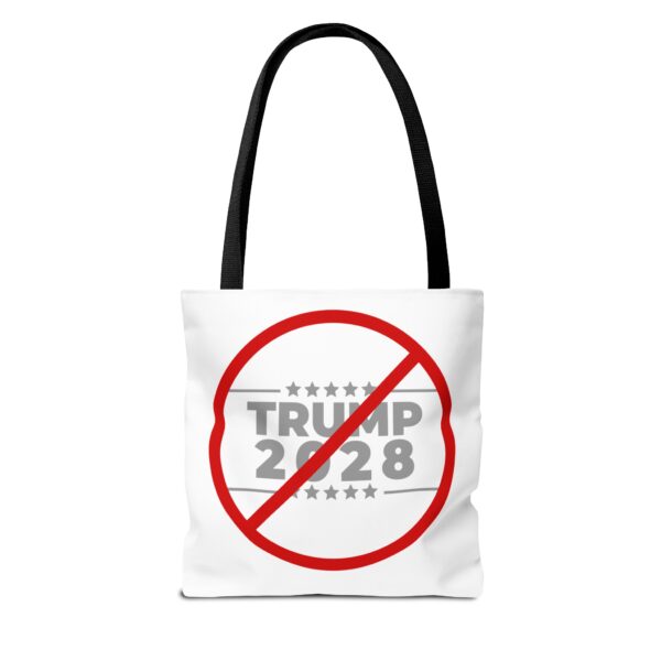 Political Statement Tote Bag - No Trump 2028 - Image 2