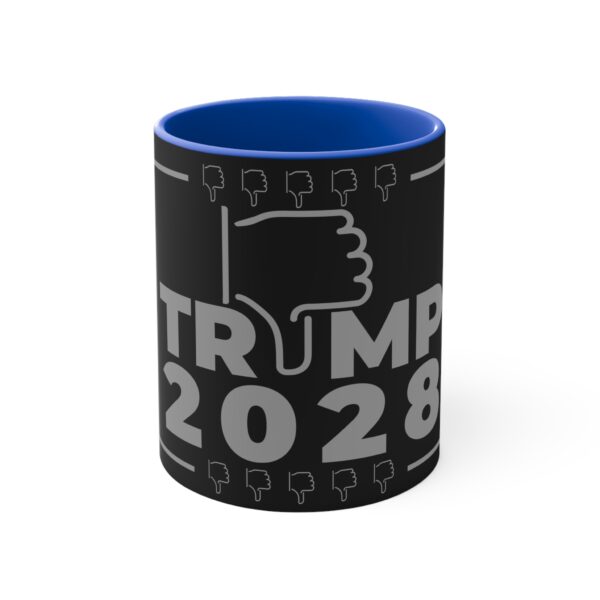 Political Humor Mug - Trump 2028 - 11oz Colorful Accent Coffee Cup - Image 9