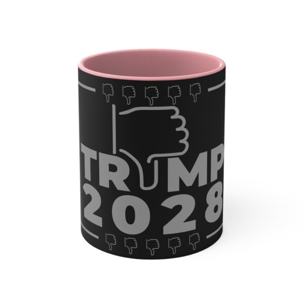 Political Humor Mug - Trump 2028 - 11oz Colorful Accent Coffee Cup - Image 13
