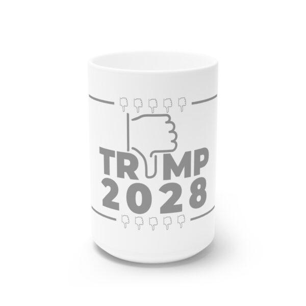 Funny Political Mug - "Trump 2028" Thumbs Down Design - Unique Gift for Election Lovers - Image 5