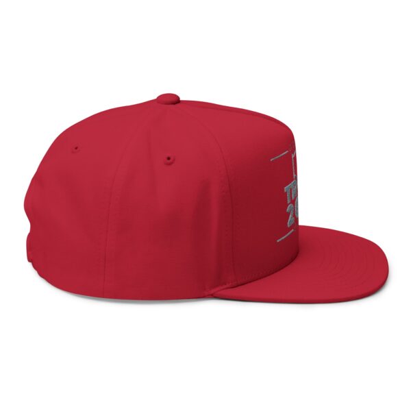 Trump 2028 Embroidered Flat Bill Cap - Image 24