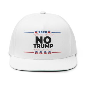 Republicans 2028 Embroidered Flat Bill Cap