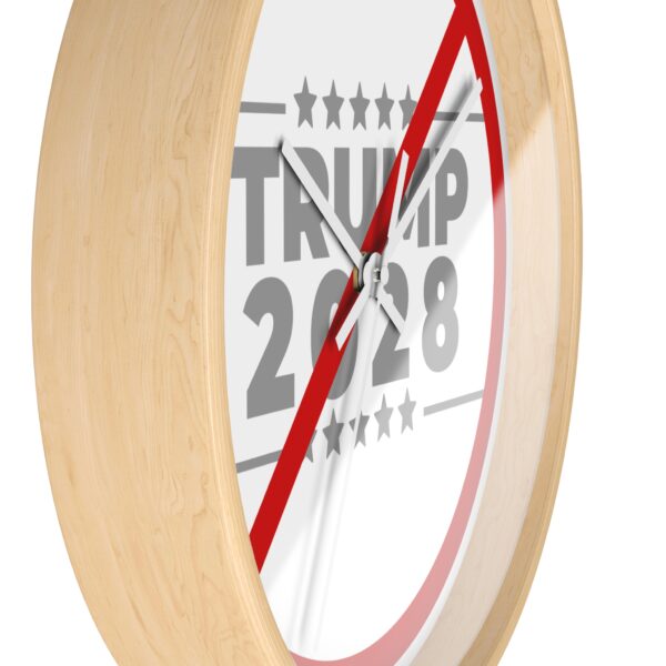 Trump 2028 Protest Wall Clock - Image 5