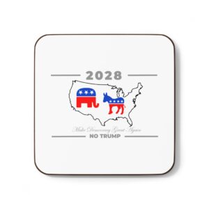 Political Coaster Set - "Make Democracy Great Again"