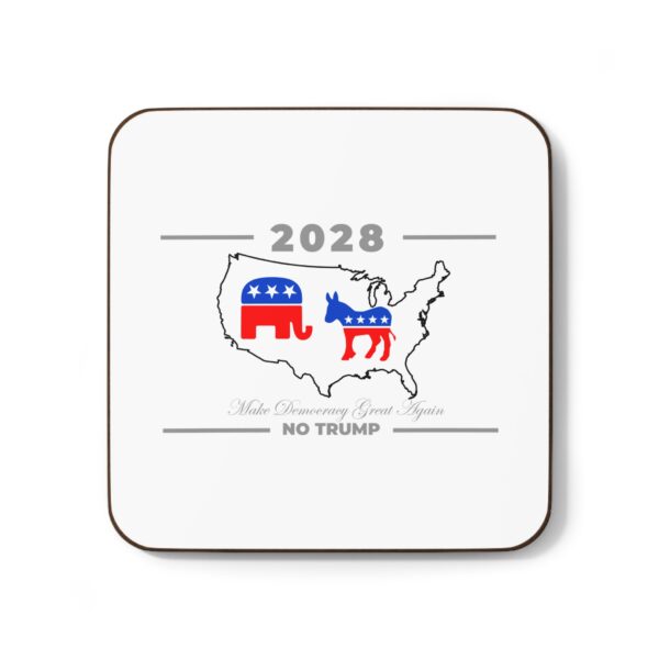 Political Coaster Set - "Make Democracy Great Again"