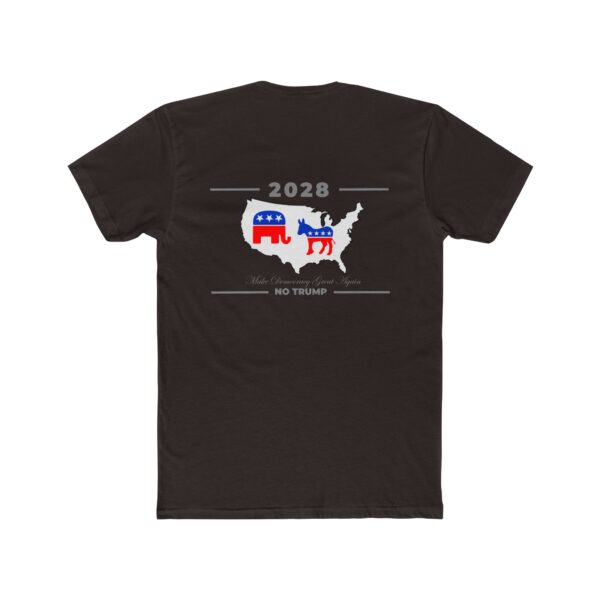 2028 No Trump Unisex Cotton Crew Tee - Image 5