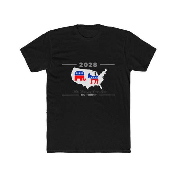 2028 No Trump Unisex Cotton Crew Tee - Image 7