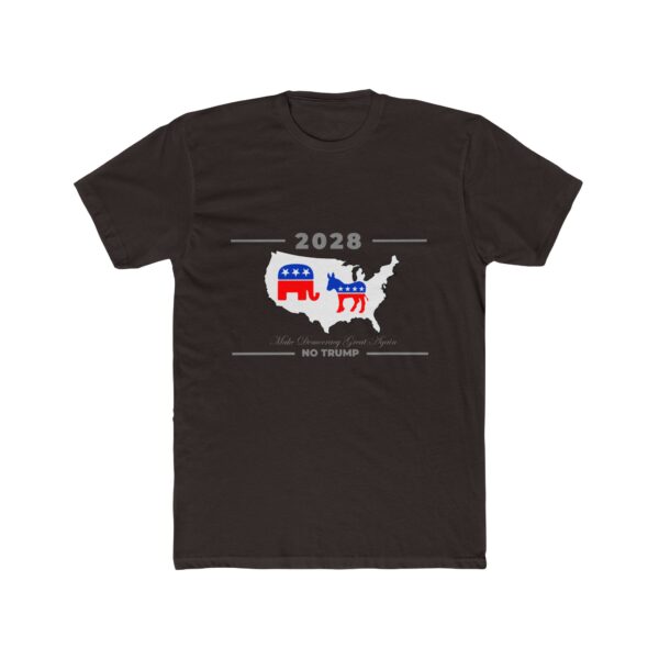 2028 No Trump Unisex Cotton Crew Tee - Image 4