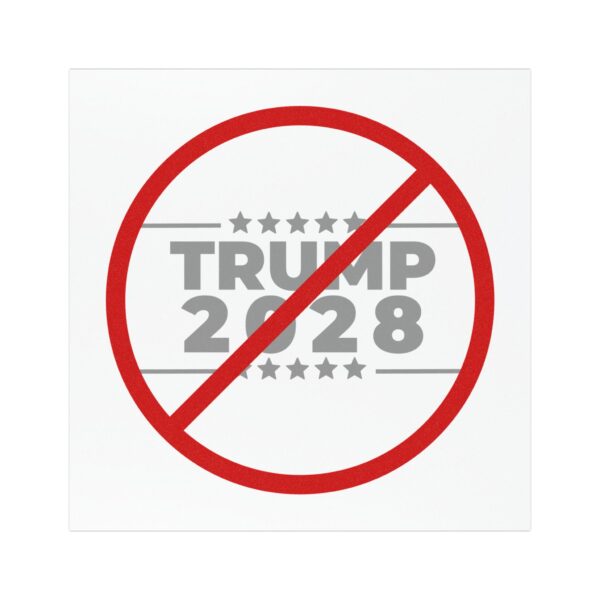 Anti-Trump 2028 Car Magnet - Political Statement Decor for Vehicles - Image 2