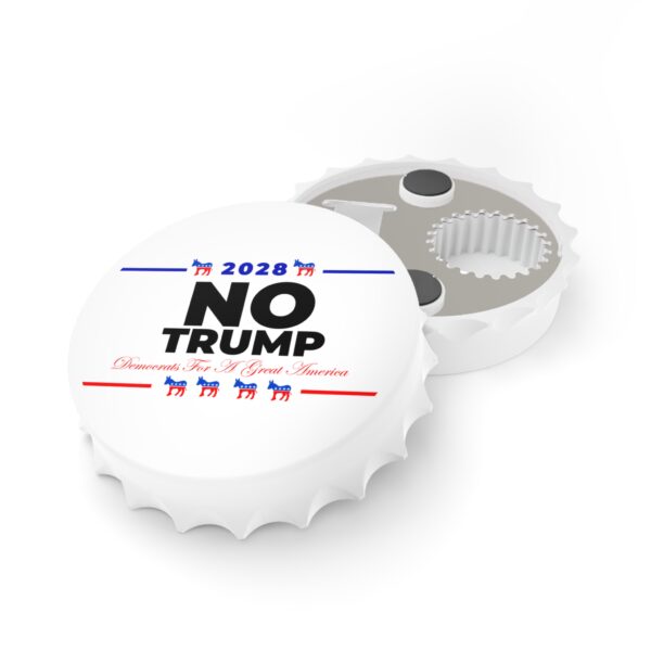 Political Bottle Opener - No Trump 2028 - Perfect Gift for Democrats - Image 3