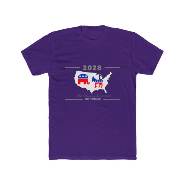 2028 No Trump Unisex Cotton Crew Tee - Image 28