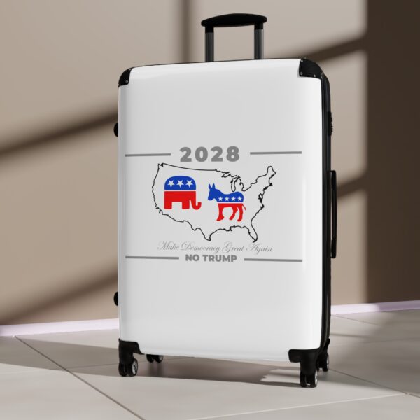 Political Themed Suitcase - 2028 Election Travel Luggage with GOP and Dem Design - Image 12