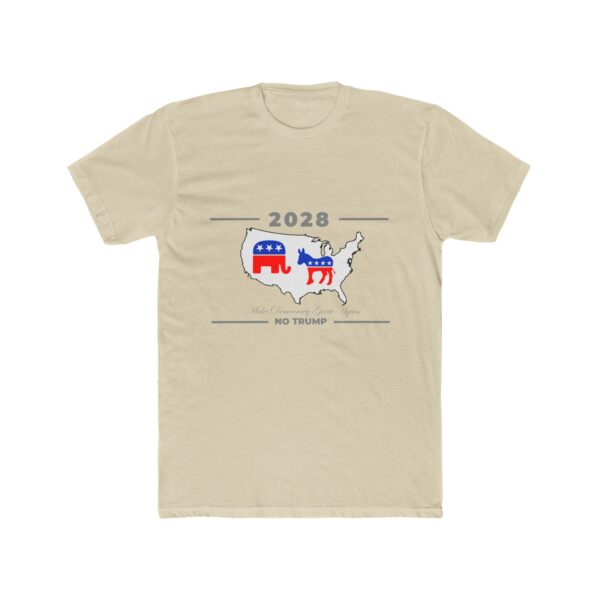 2028 No Trump Unisex Cotton Crew Tee - Image 10