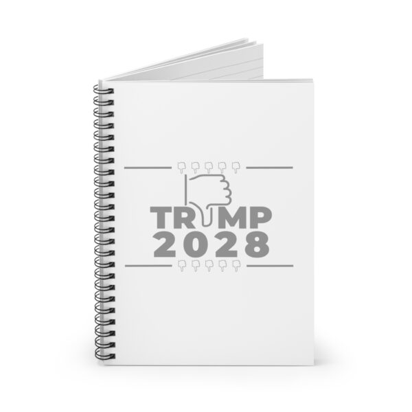 No Trump 2028 Spiral Notebook - Ruled Lined Journal - Image 2