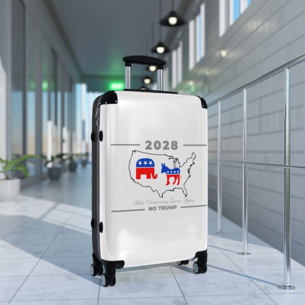 Political Themed Suitcase - 2028 Election Travel Luggage with GOP and Dem Design - Image 7