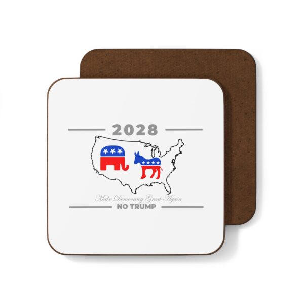 Political Coaster Set - "Make Democracy Great Again" - Image 3