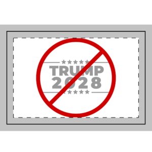 Anti-Trump 2028 Hand Flag - 1pc or 5pcs