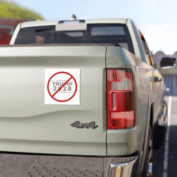 Anti-Trump 2028 Car Magnet - Political Statement Decor for Vehicles - Image 4