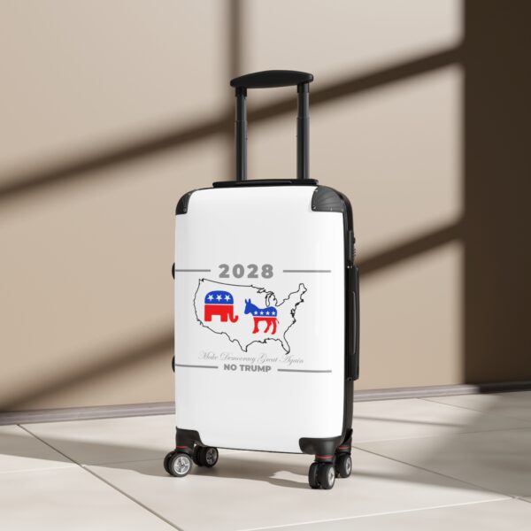 Political Themed Suitcase - 2028 Election Travel Luggage with GOP and Dem Design - Image 4